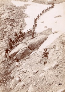 Alpes Mercantour Chasseurs Alpins Military Photo 1902