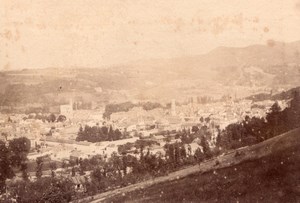 Pau vue generale panorama France old Photo 1890'