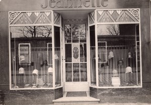 Hat Shop Photographer Reflection France Photo 1930