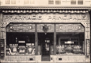 Pharmacy Perfume Shop Lille France Art Deco Photo 1930