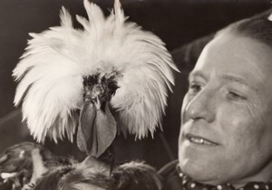 Dutch Chicken Exhibition Paris France old Photo 1955