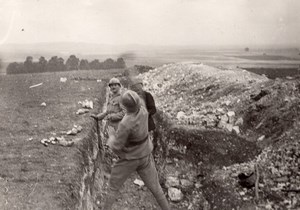 WWI WW1 Military French Front Trench old Photo 14/18