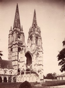 Saint Jean des Vignes Church France old Photo 1880'