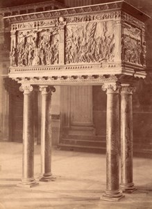 Firenze Pulpito della Passione Donatello San Lorenzo Basilica Italy Photo 1880