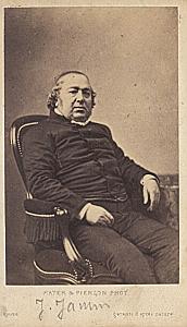 French Writer Jules Janin old Mayer CDV Photo 1860'
