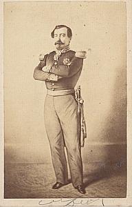 French General Lamoriciere old CDV Photo 1860'