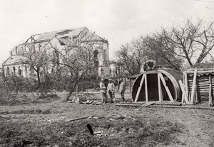 Virginy Building Shelter Marne Front WWI WW1 Photo