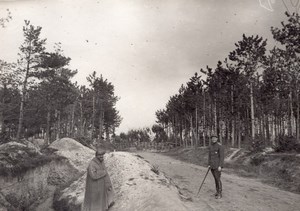 Mourmelon trench Marne Front WWI WW1 old Photo