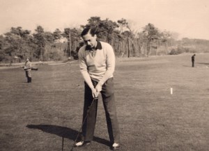 Golf Player France old amateur Snapshot Photo 1935'