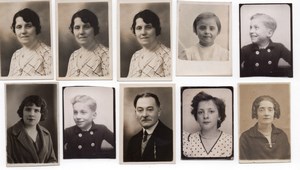 Unusual Set of 10 ID Photography Photobooth 1930-1950