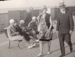 Wimereux ? Plage Street Photography Automatic Machine 1930'