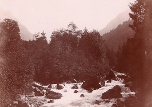 Around Interlaken Switzerland Old Snapshot Photo 1900