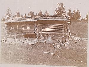 Spurtz Grisons Switzerland Old Snapshot Photo 1900