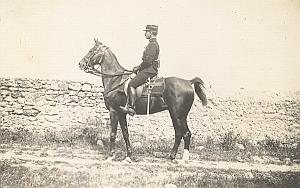 Luneville Military French Horse Lascar old Photo 1912