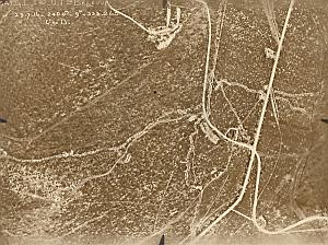 Ferme Bellevue Trench Military aerial Photo WWI 1916