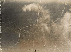 Verdun Bois Plume Trench Military aerial Photo WWI 1916