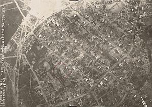Romania Maxineni Trench Military aerial Photo WWI 1917