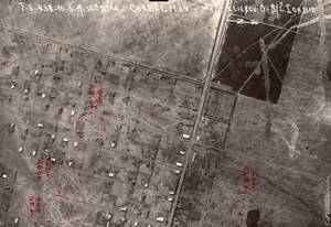 Romania Corbul Trench Military aerial Photo WWI 1917