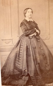 Woman Marseille Second Empire Fashion Cassien CDV 1860'