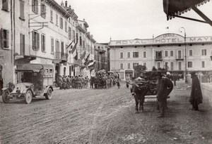 Switzerland soldiers Hotel WWI Military scene war Photo