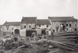 Meurthe Moselle wood truck WWI Military scene war Photo