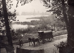 Marais de la Somme WWI Military scene old war Photo