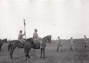 General Fayolle Horses WWI Military scene old war Photo