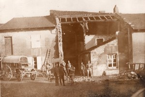 France French Front Ruins WWI Military scene old war Photo