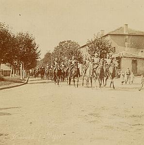 France Gannat Military Parade old amateur photo 1901