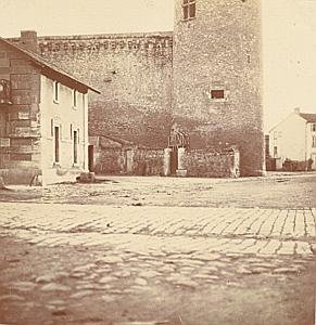 France Allier Gannat City Centre old amateur photo 1901