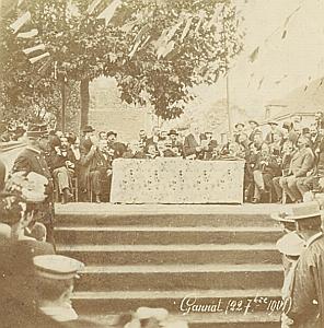 France Gannat Festivity Animated old amateur photo 1901