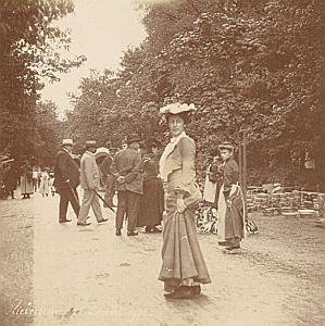 France Niederbronn les Bains Street Market photo 1903