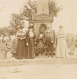 France Alsace Reichshoffen Street Life old photo 1901