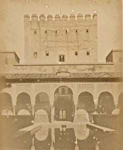 Spain Granada Alhambra Sultan Bath old Photo Puig 1875'