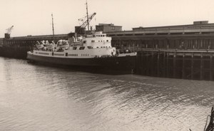 Steamer Boarding Boat France Old Photo 1930'