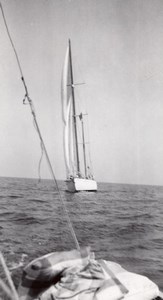 Lerins Cannes Sailing Boat Dream France Old Photo 1930'