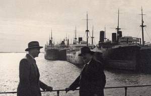 Le Havre Harbour Animated Boat France Old Photo 1930'