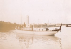 Tugboat Intrepide Boat Brazil Marine Old Photo 1890'