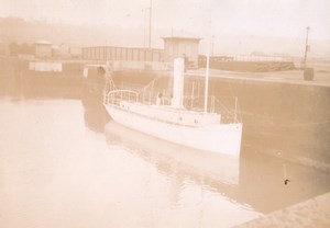 Tugboat Intrepide Boat Brazil Marine Old Photo 1890'