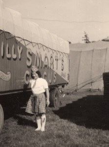 France Billy Smart's Circus Truck Travel Old Photo 1950