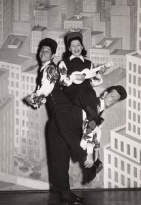 Rascals Trio Acrobates France Cirque Old Photo 1950'