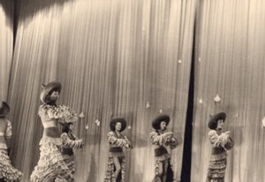 Ladies Ballet Dancers Costume France Old Photo 1950'