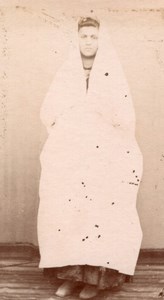Veiled Woman Study Egypt Types Old Photo 1880