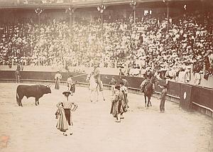 Spain Tauromachy Bull Fighting Corrida Arena Photo 1890