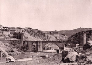 Spain Toledo panorama old Photo Hauser Menet 1897