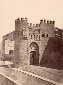 Spain Toledo Puerta del Sol old Alguacil Photo 1870'
