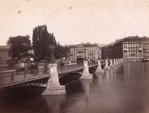 Geneve Bridge Animated Switzerland Sommer Photo 1890