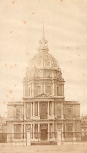 Paris Dome des Invalides France old Photo 1880'