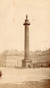 Paris Place Vendome France old Photo 1880'