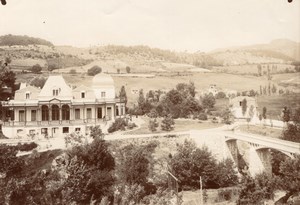 Saint-Nectaire Casino Puy-de-Dome France old Photo 1880'
